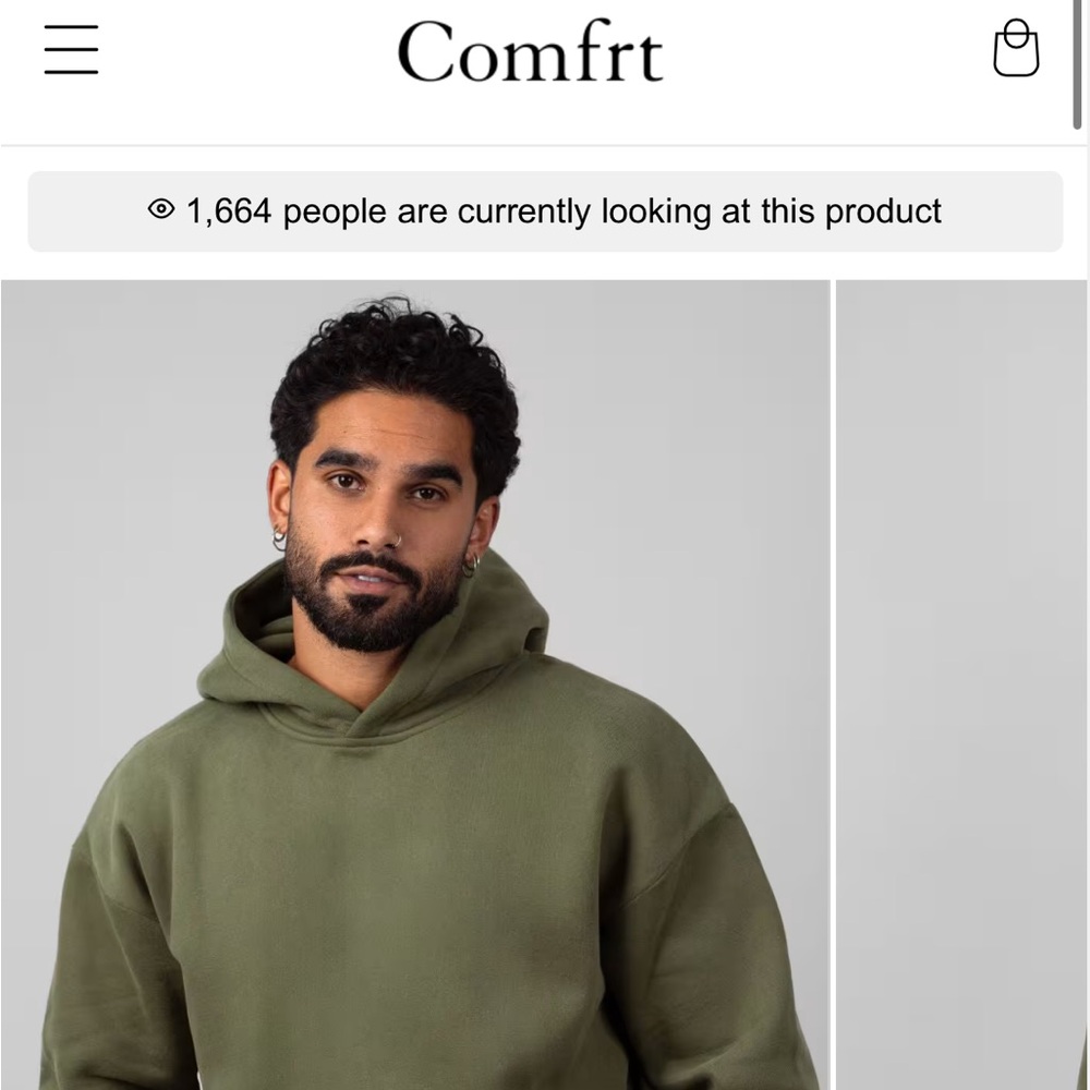 Comfrt hoodie 
Green